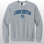 Lynden Christian Mascot Logo Crewneck Sweatshirt