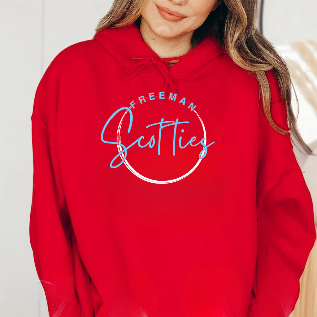 Freeman Scotties Hoodie Cursive