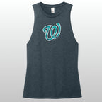 Whatcom Prep Women's Distressed Muscle Tank
