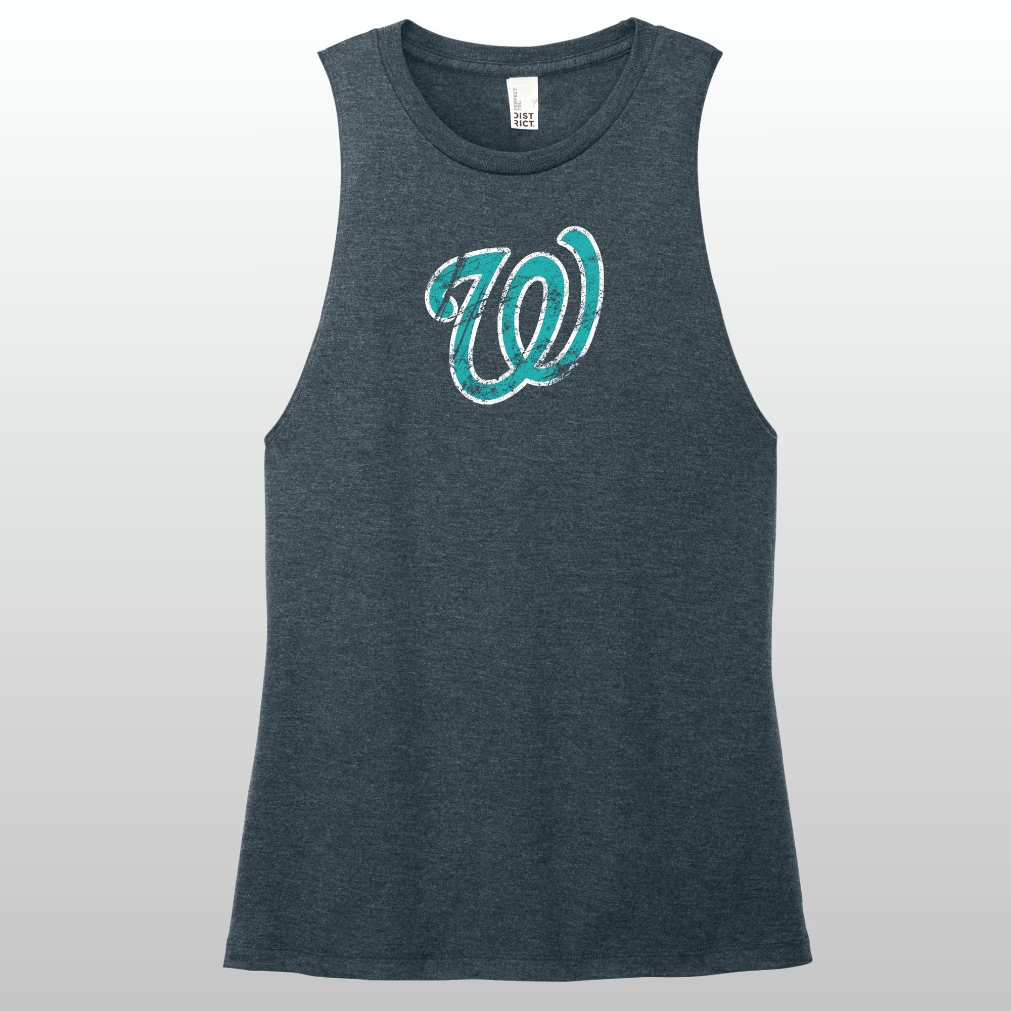 Whatcom Prep Women's Distressed Muscle Tank