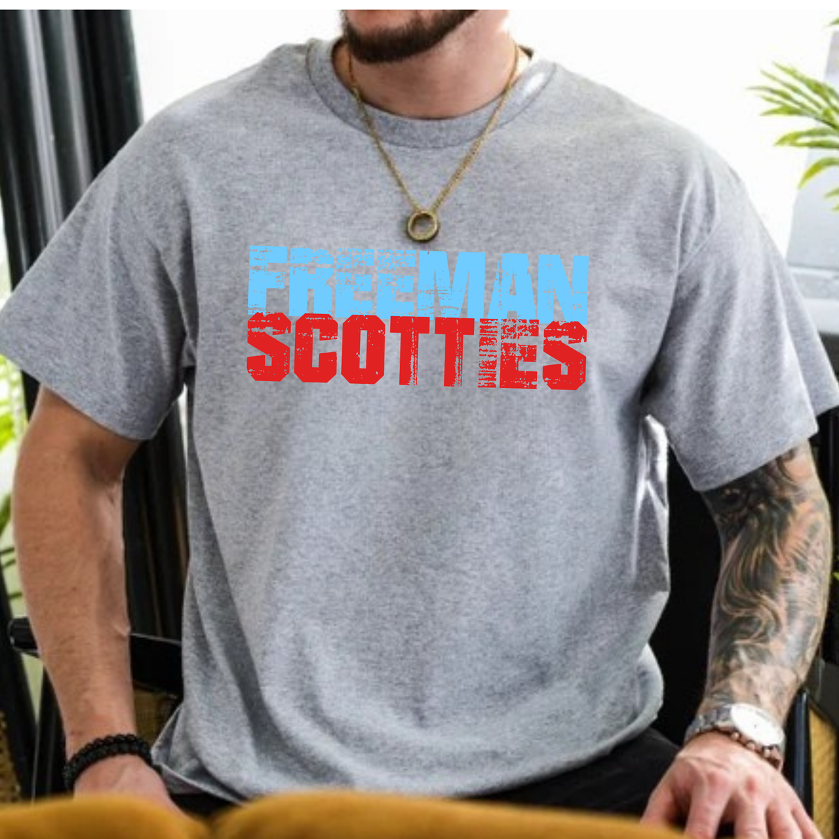 Freeman Scottie T-Shirt Grunge