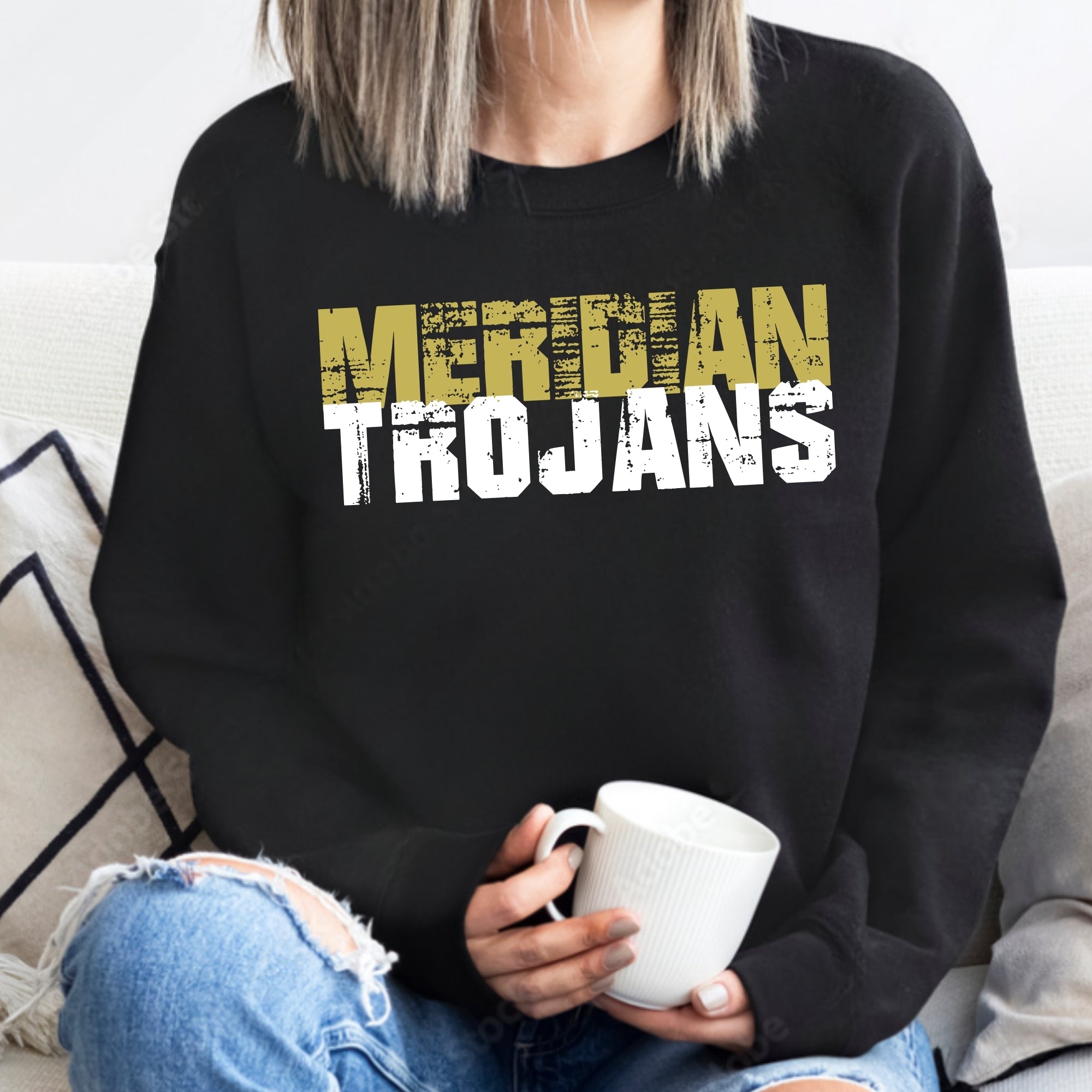 Meridian Trojans Crewneck Sweatshirt