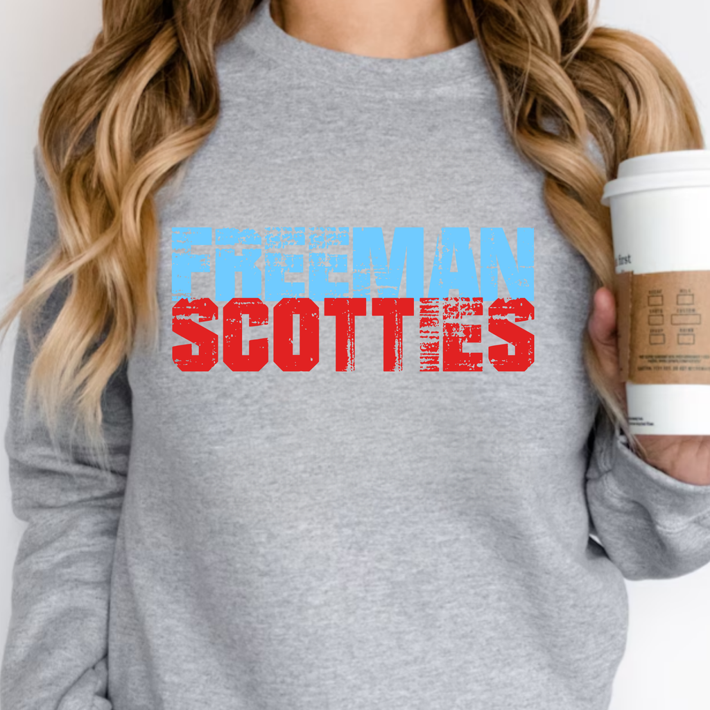 Freeman Scotties Crewneck Grunge
