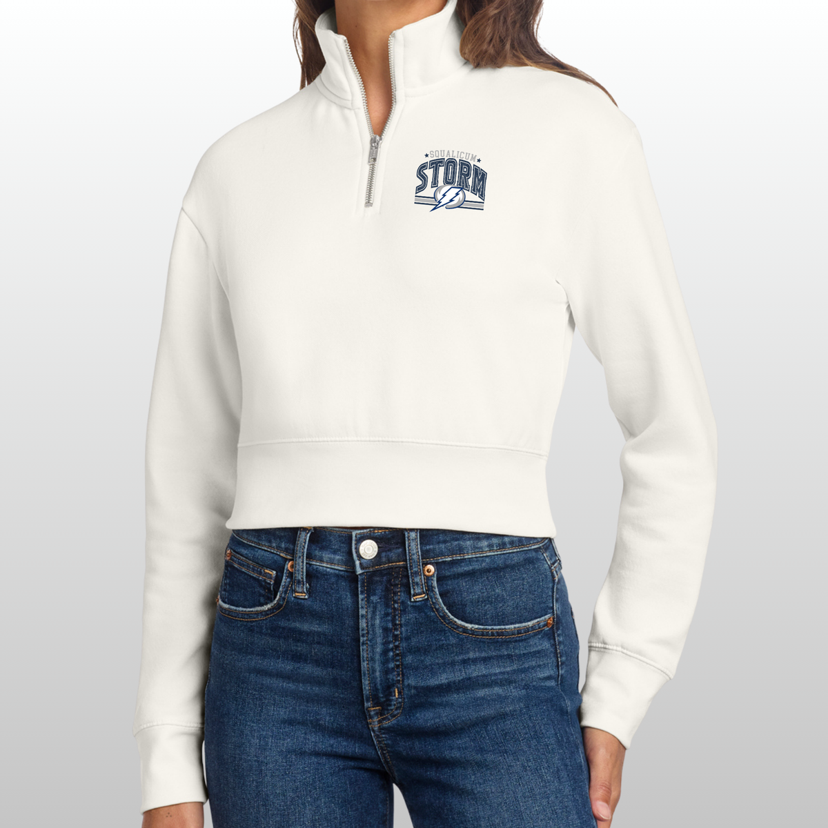 Squalicum Distressed Women's 1/2 Zip