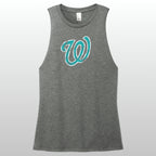 Whatcom Prep Women's Distressed Muscle Tank