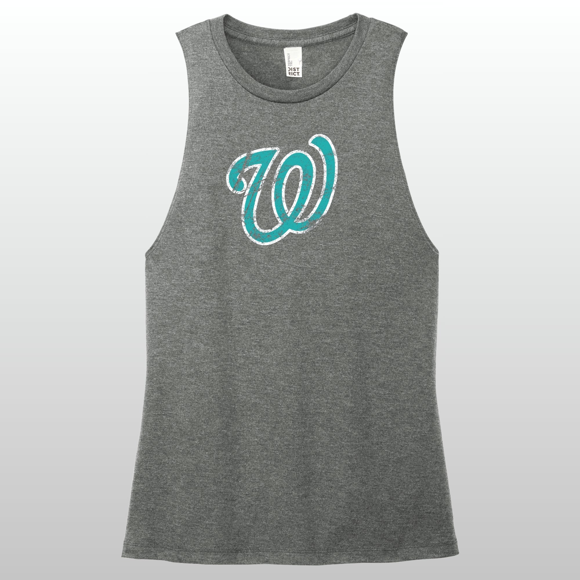 Whatcom Prep Women's Distressed Muscle Tank