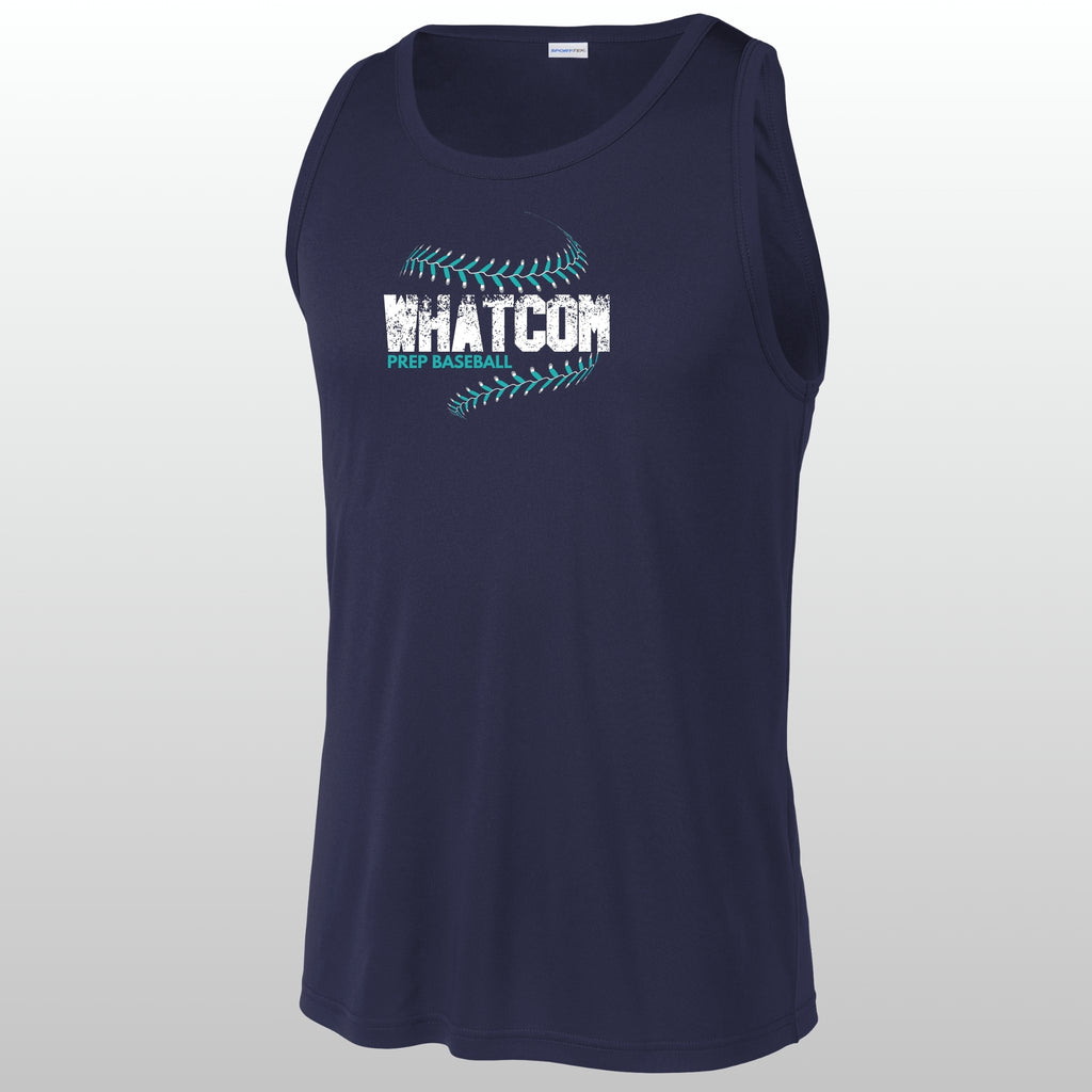 Whatcom Prep Baseball Seam Muscle Tank