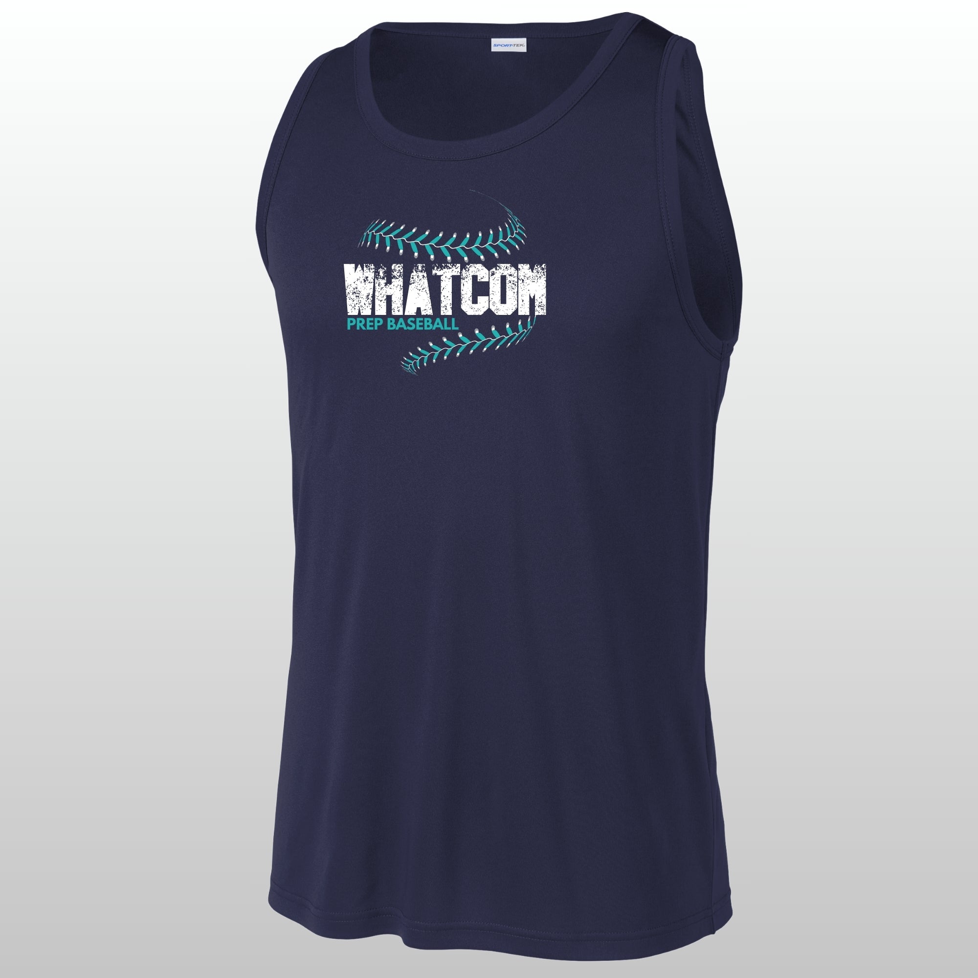 Whatcom Prep Baseball Seam Muscle Tank