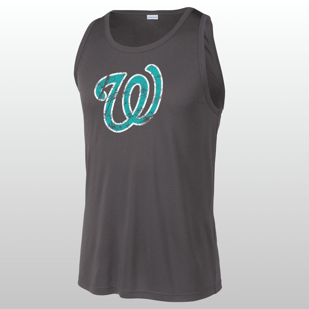 Whatcom Prep Distressed Muscle Tank