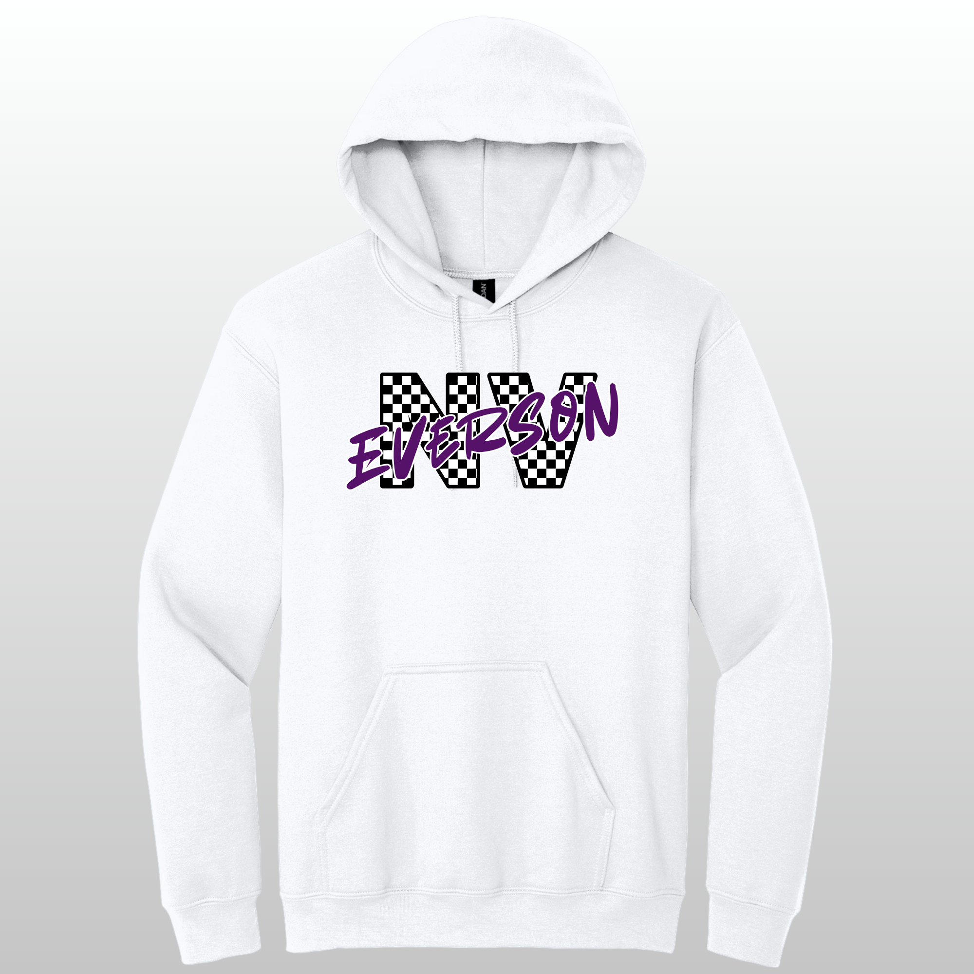 NV Checkered Hoodie