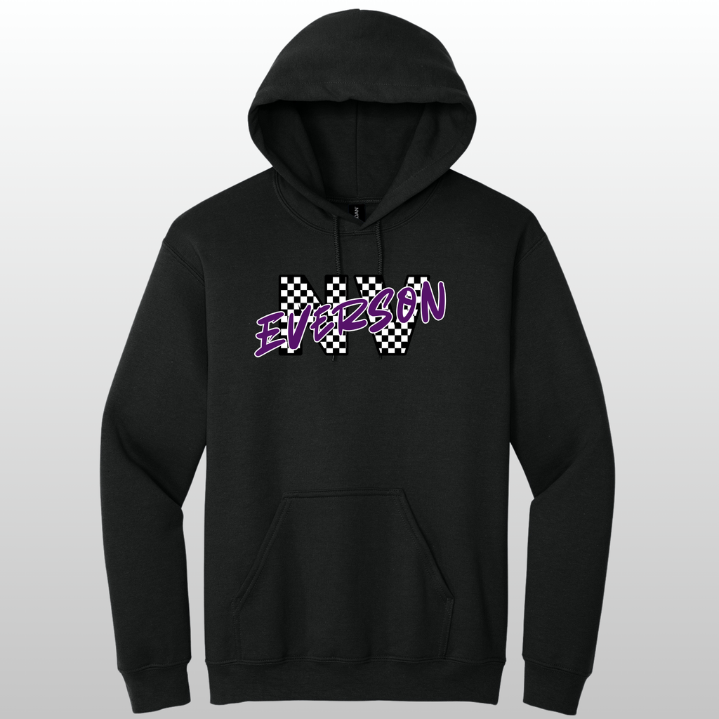 NV Checkered Hoodie