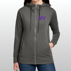 Nooksack Distressed  Women's Zip Up