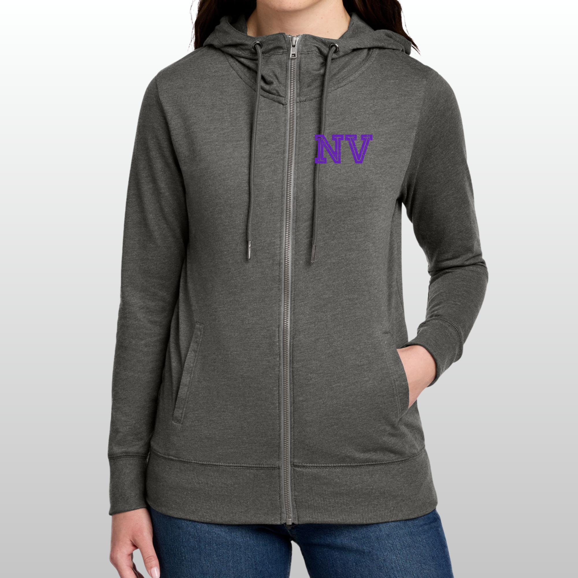 Nooksack Distressed  Women's Zip Up