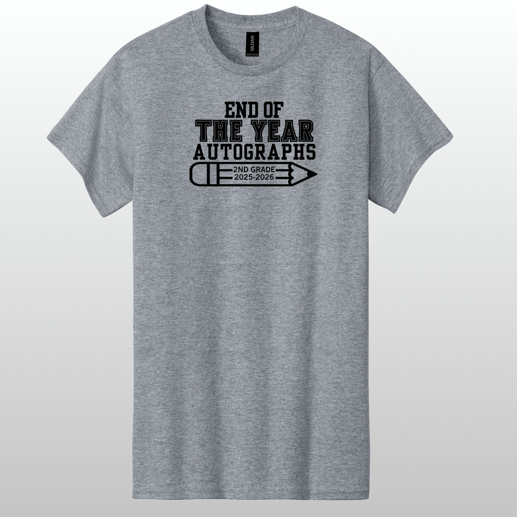 Autograph Shirt Grade Level