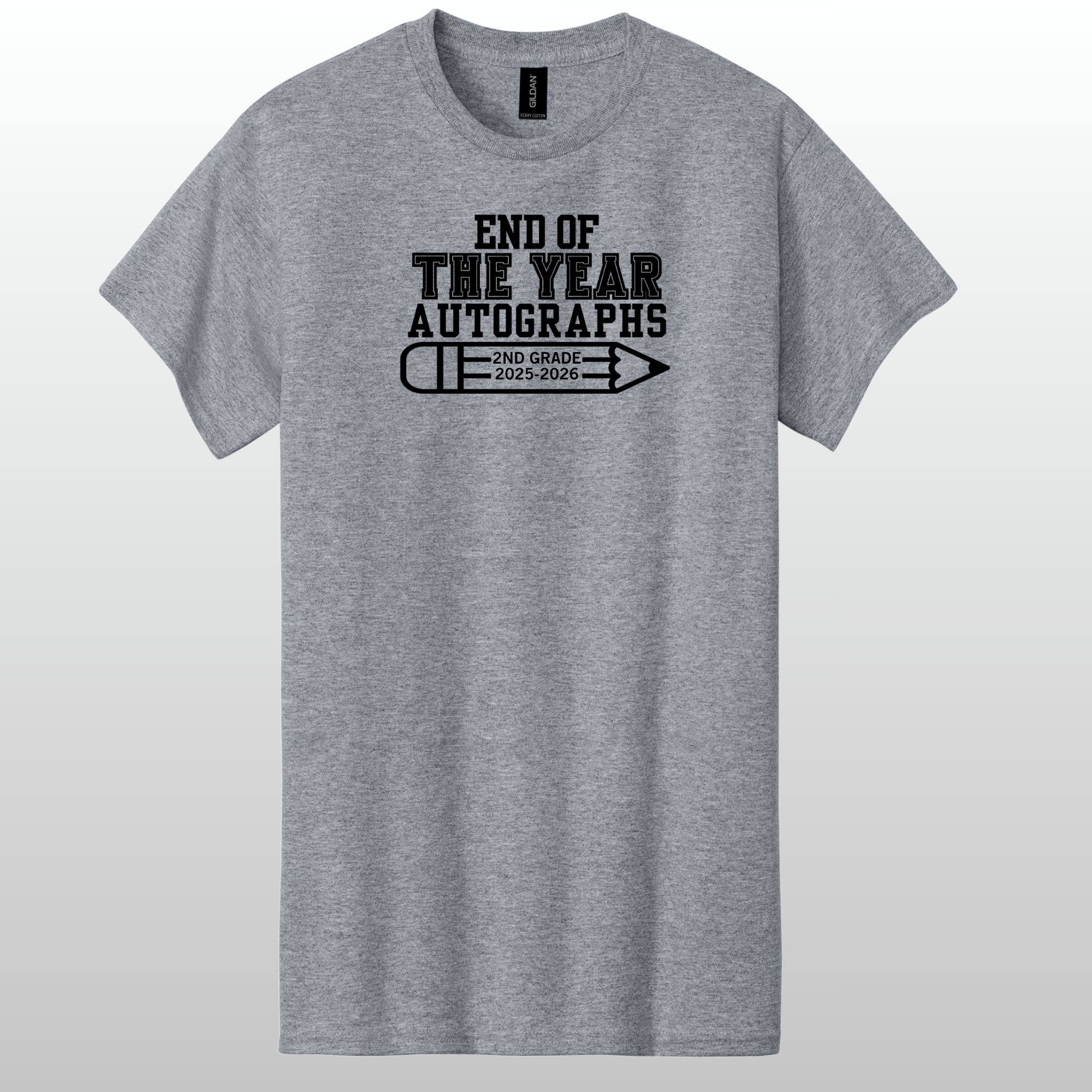 Autograph Shirt Grade Level