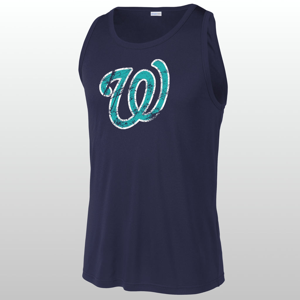Whatcom Prep Distressed Muscle Tank