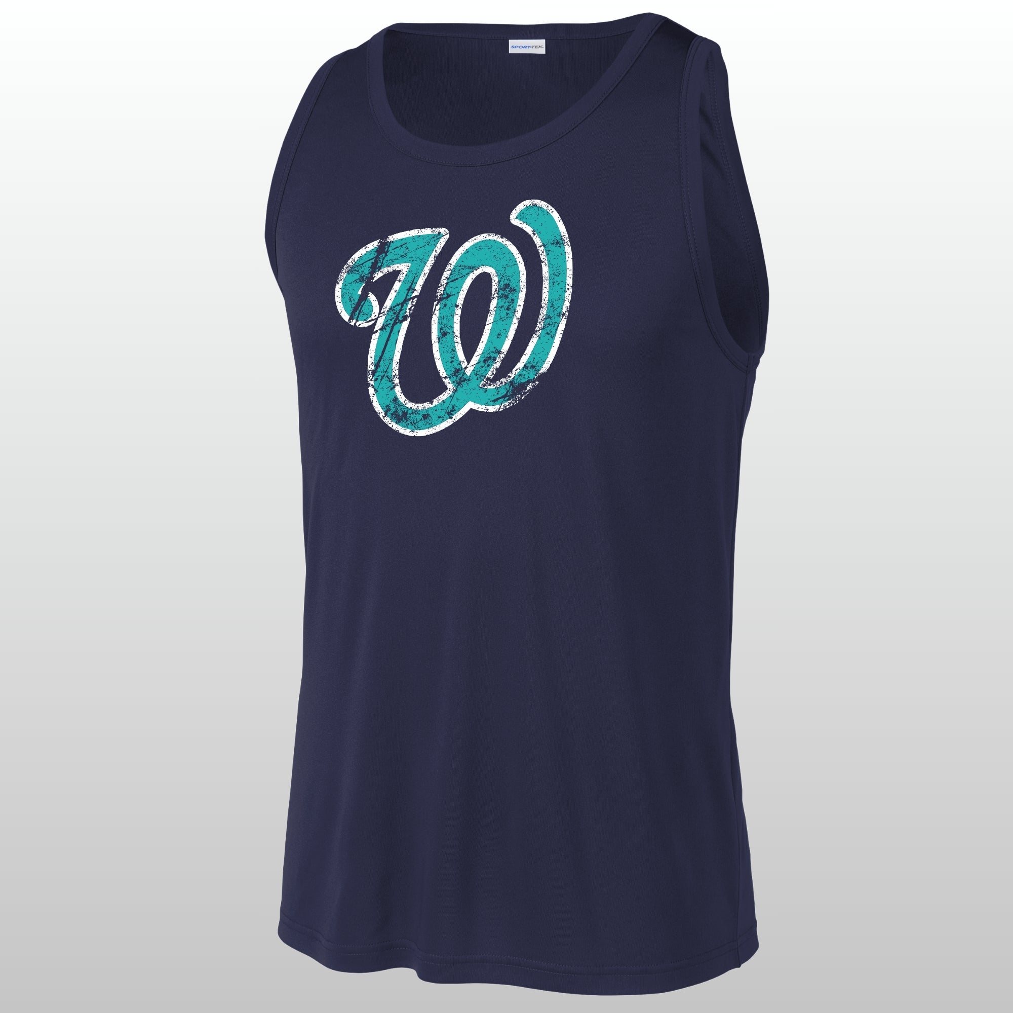 Whatcom Prep Distressed Muscle Tank