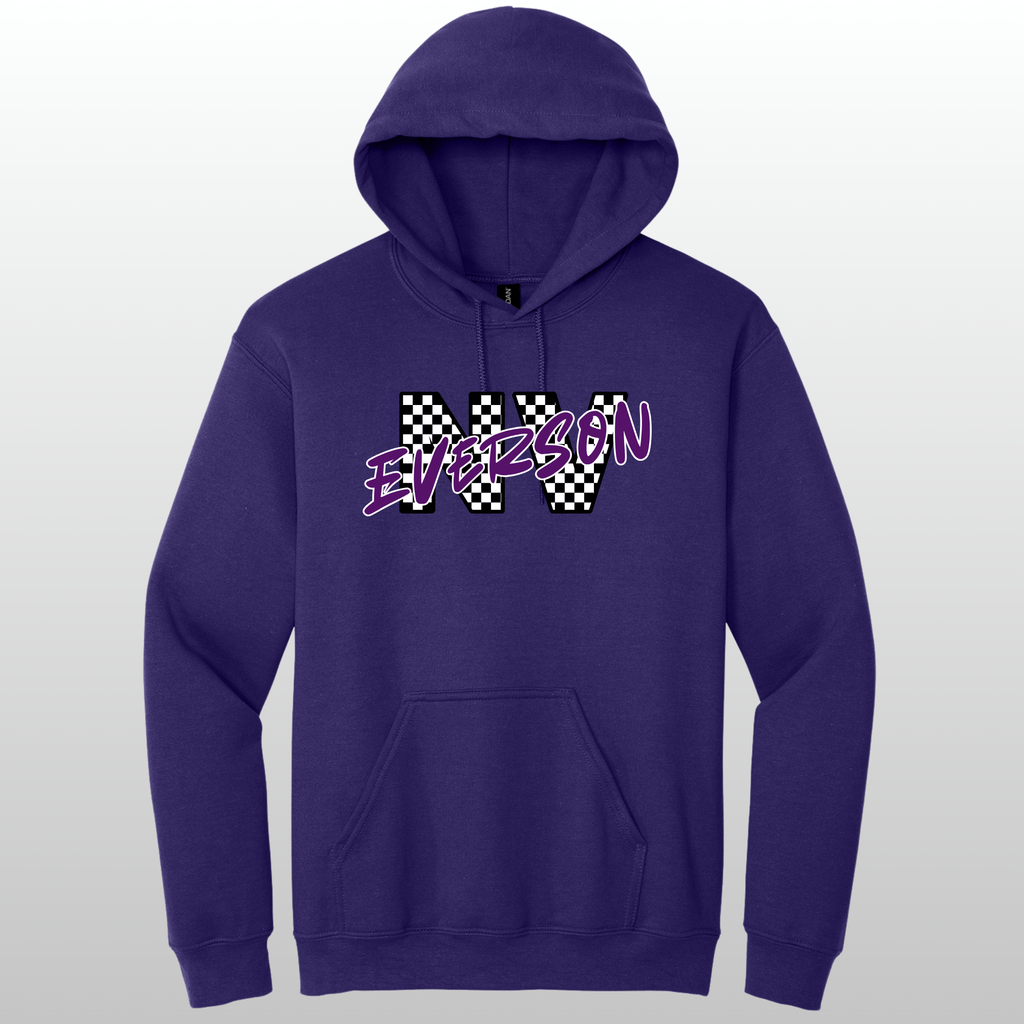 NV Checkered Hoodie