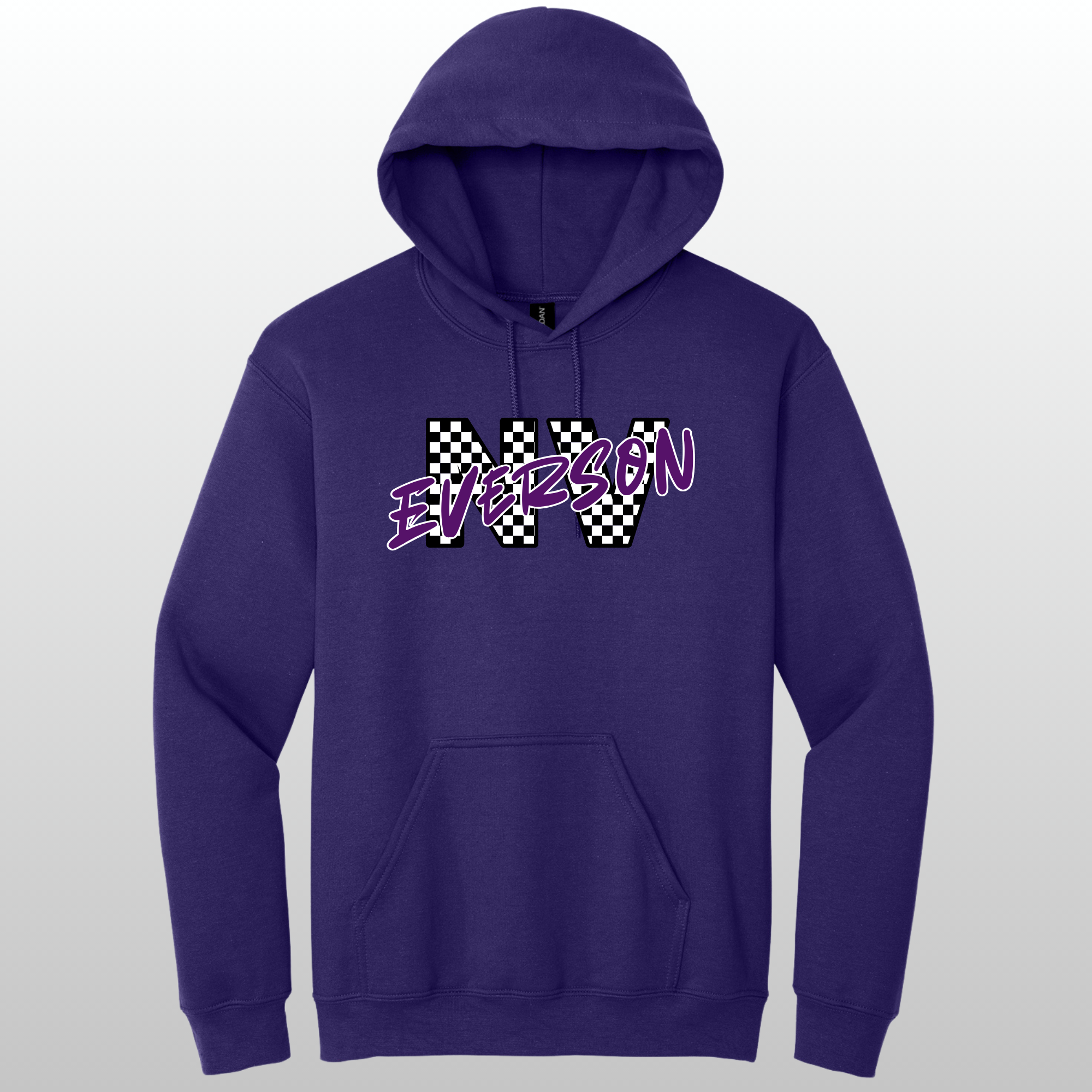 NV Checkered Hoodie