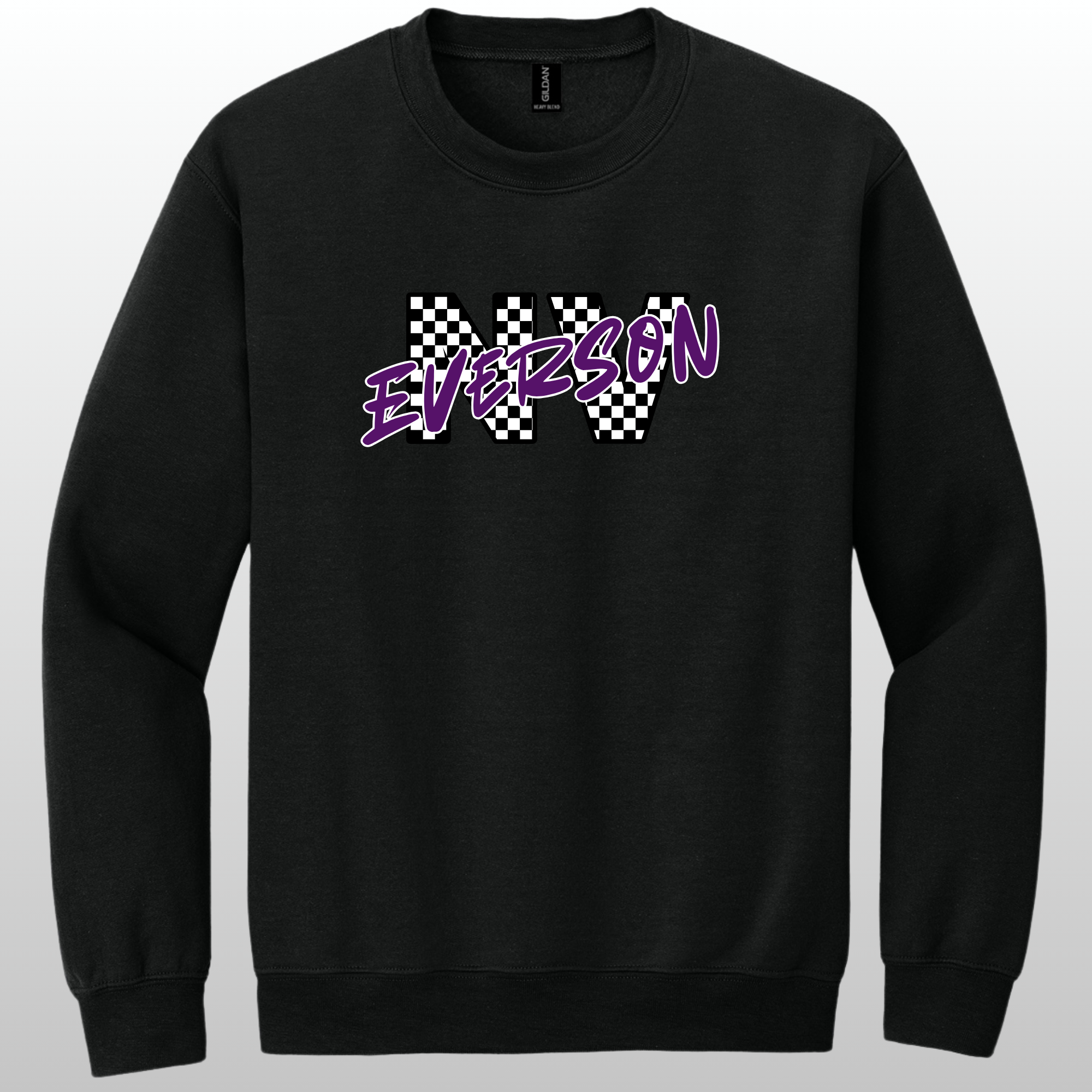 NV Checkered Crewneck