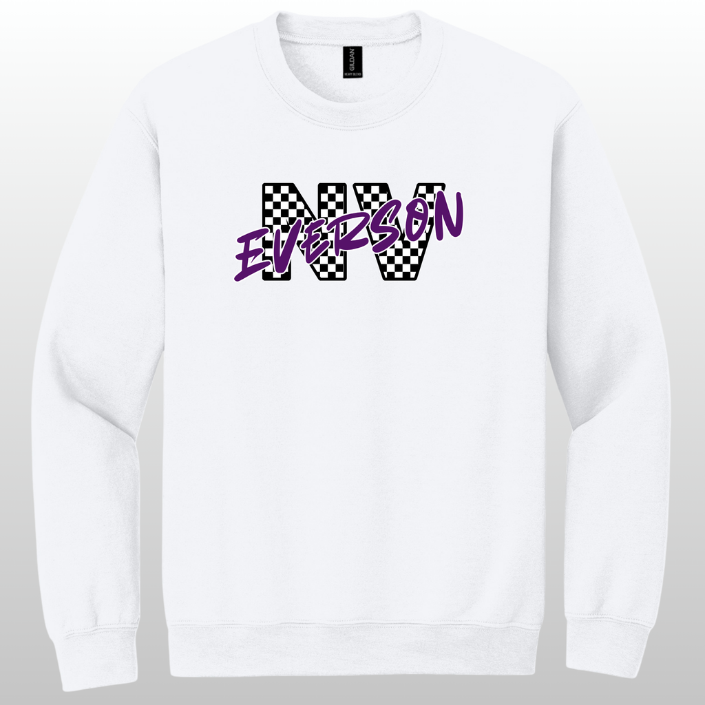 NV Checkered Crewneck