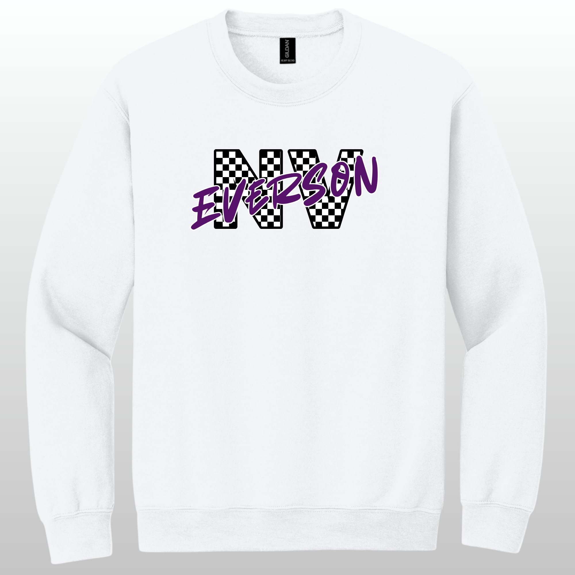 NV Checkered Crewneck