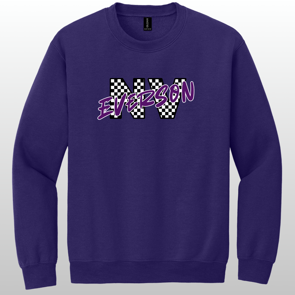 NV Checkered Crewneck