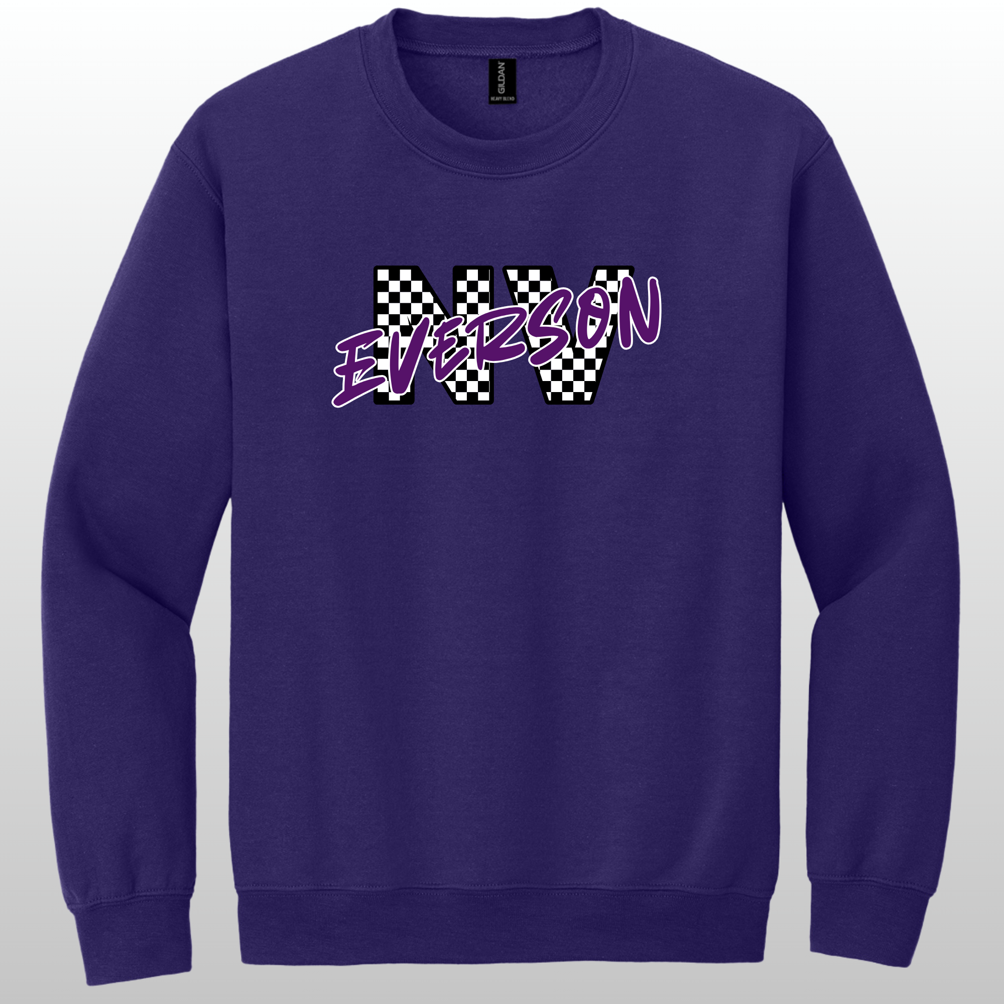NV Checkered Crewneck