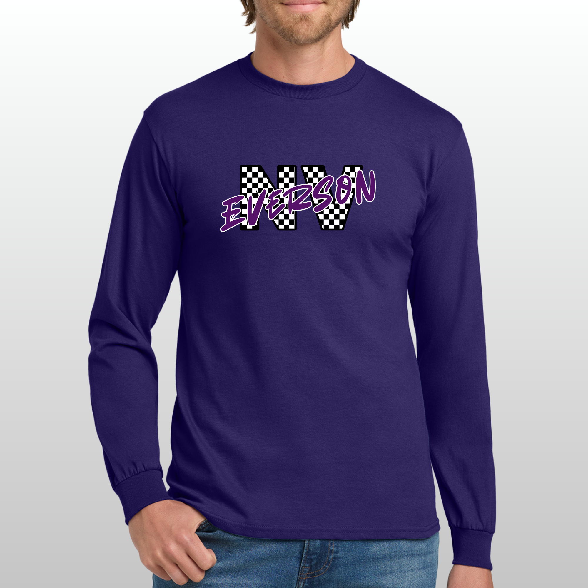 NV Checkered Long Sleeve