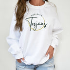 Trojans Cursive Crewneck Sweatshirt