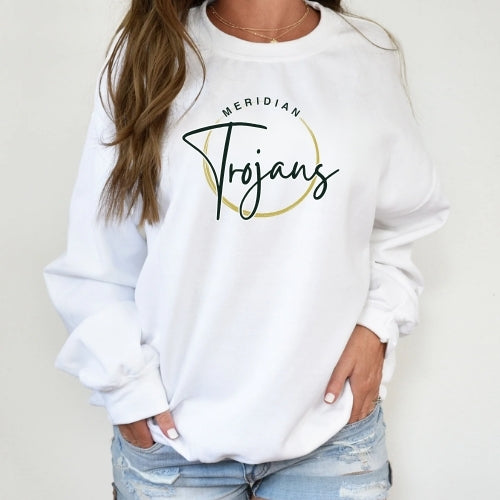 Trojans Cursive Crewneck Sweatshirt