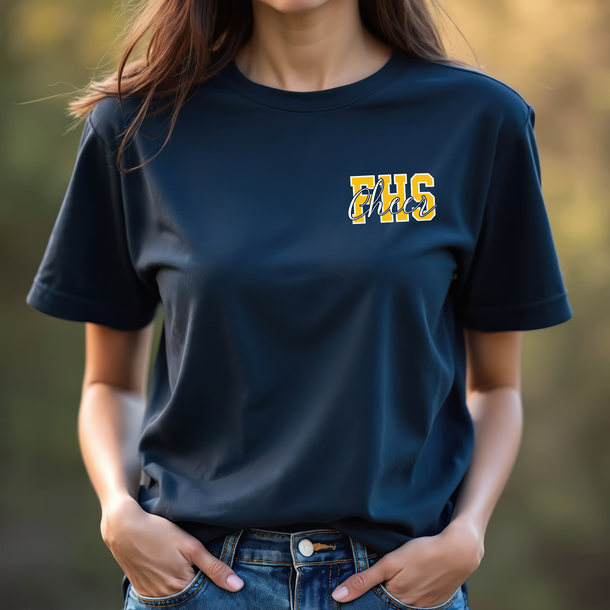 Ferndale Cheer Small Logo T-Shirt