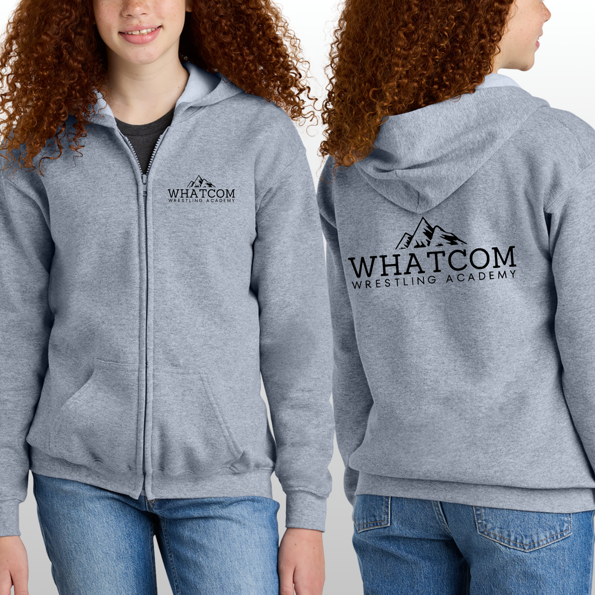 Whatcom Wrestling Unisex Zip Up