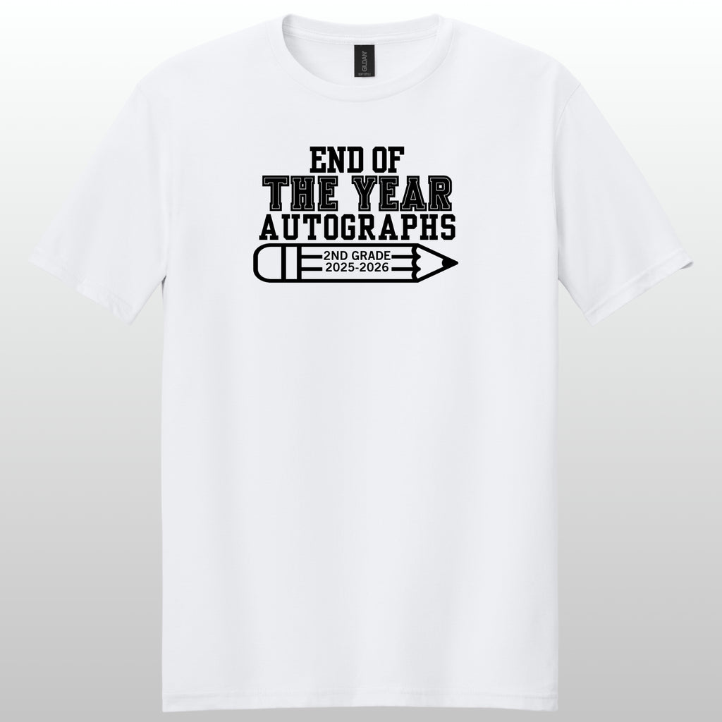 Autograph Shirt Grade Level