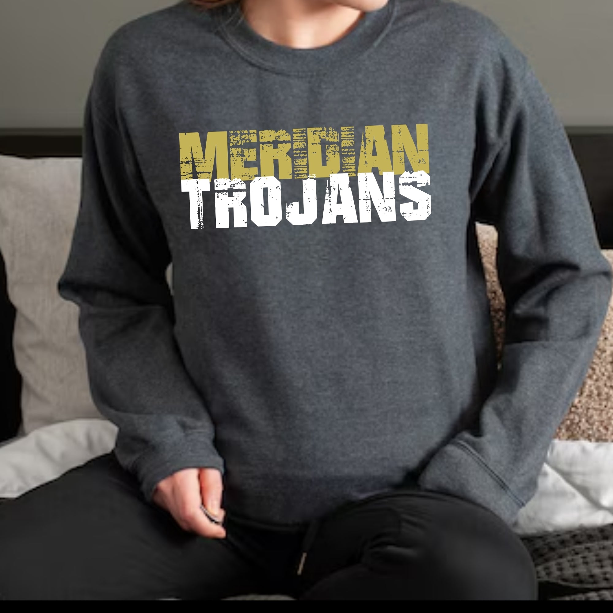 Meridian Trojans Crewneck Sweatshirt