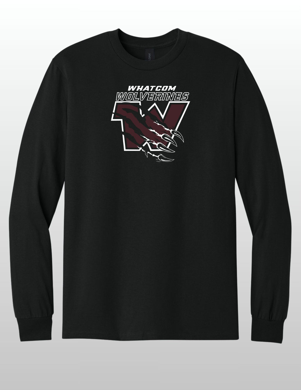 Wolverines Gildan® Heavy Cotton™ 100% Cotton Long Sleeve T-Shirt