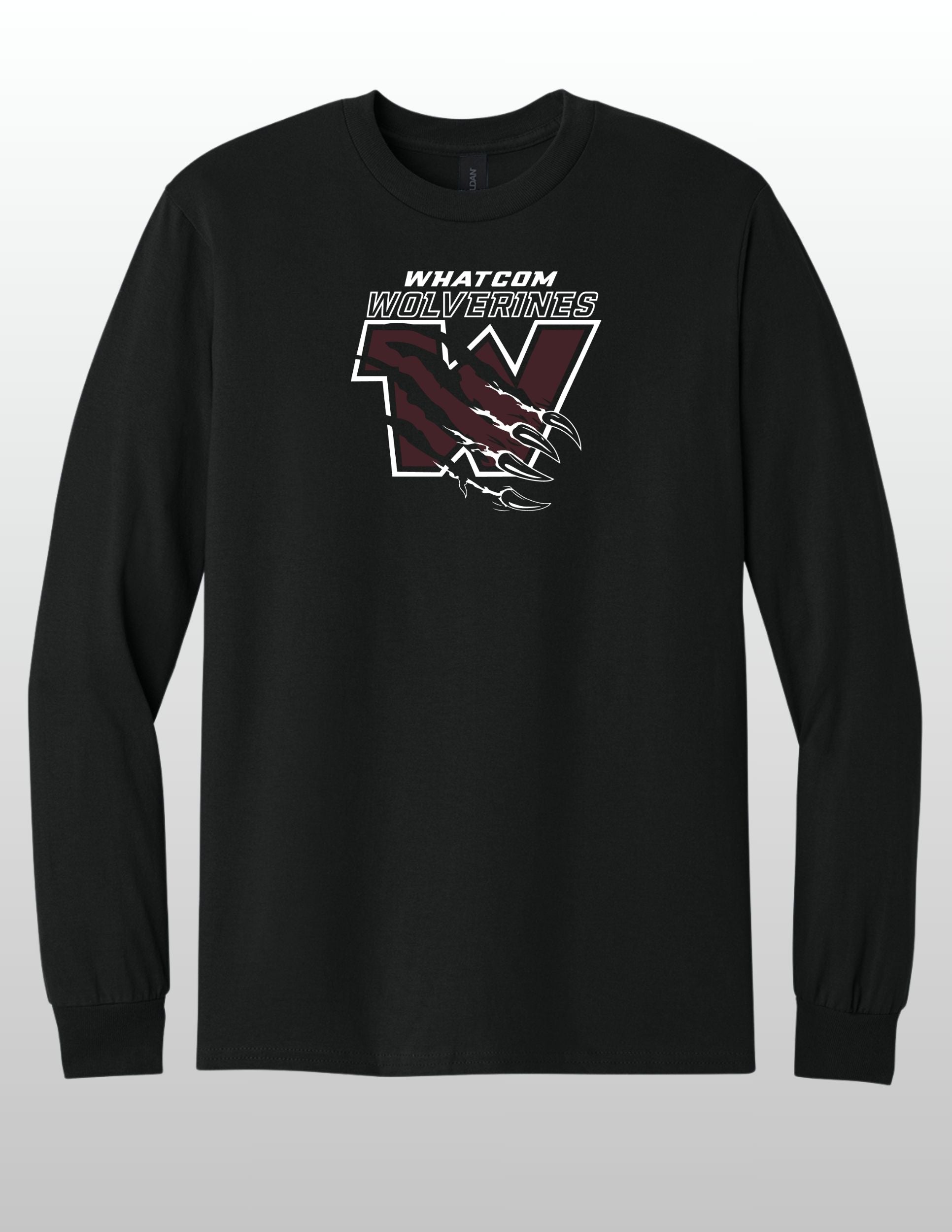 Wolverines Gildan® Heavy Cotton™ 100% Cotton Long Sleeve T-Shirt