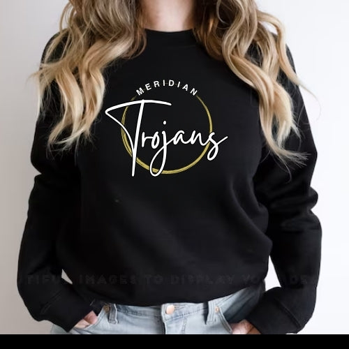 Trojans Cursive Crewneck Sweatshirt