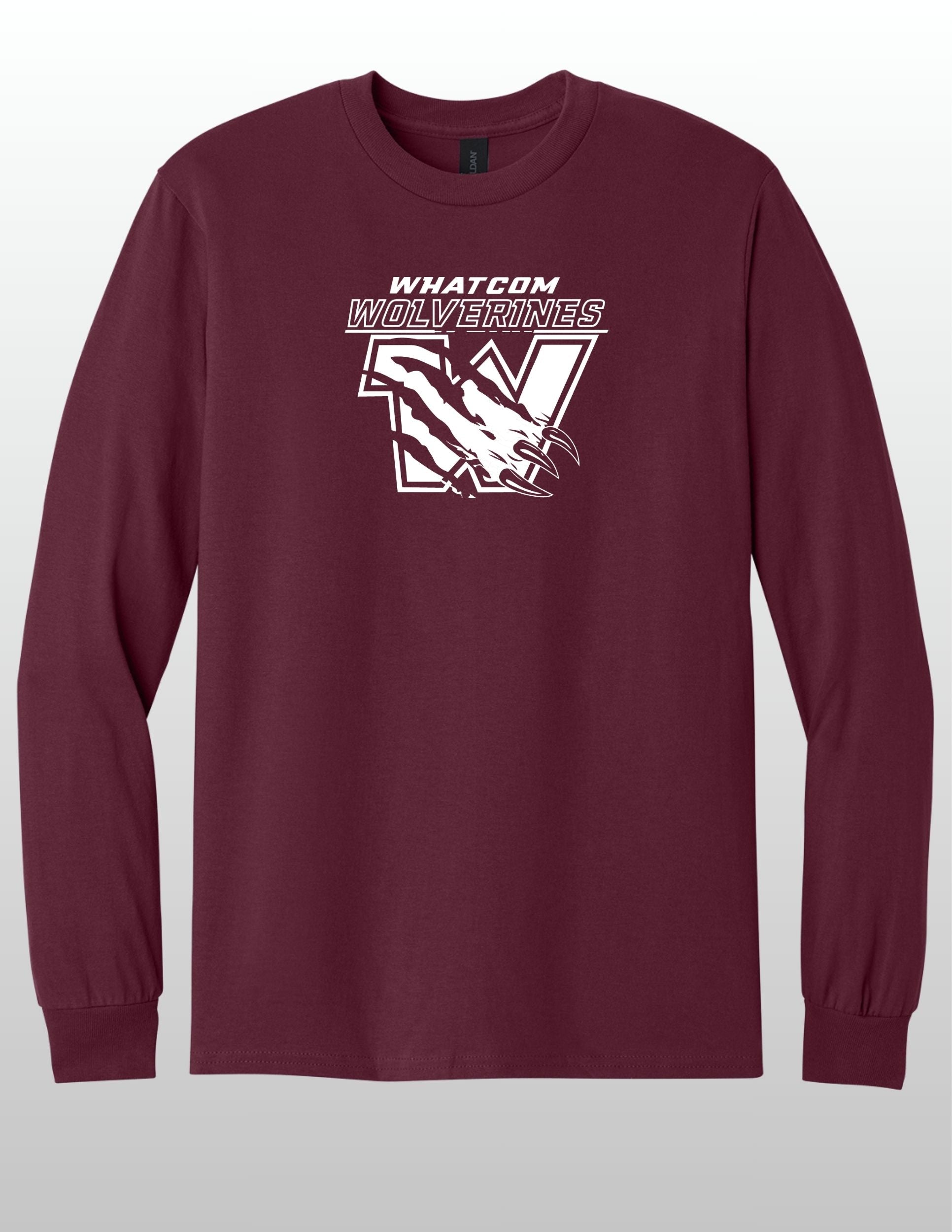 Wolverines Gildan® Heavy Cotton™ 100% Cotton Long Sleeve T-Shirt