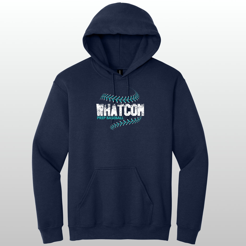 Whatcom Prep Baseball Seams Hoodie