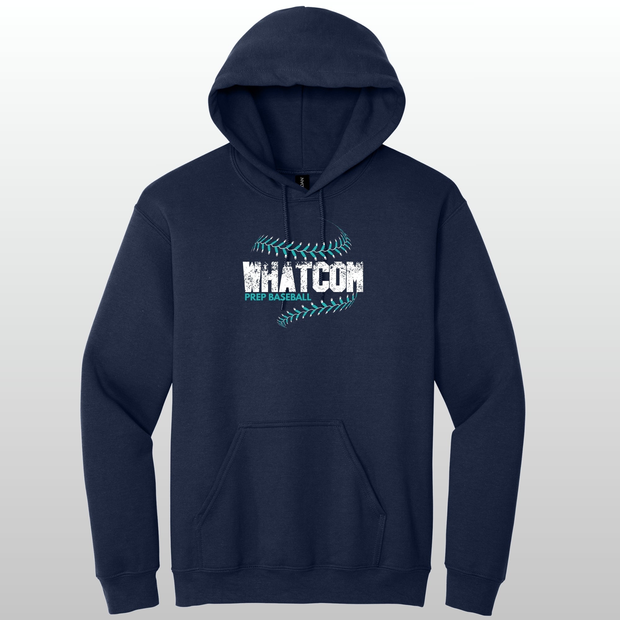 Whatcom Prep Baseball Seams Hoodie