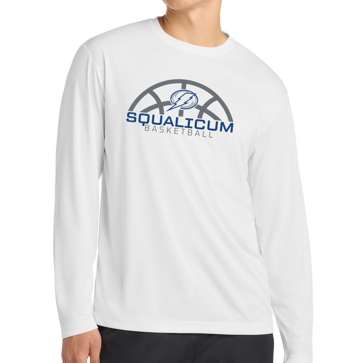 SQHS Basketball Long Sleeve Posi Charge