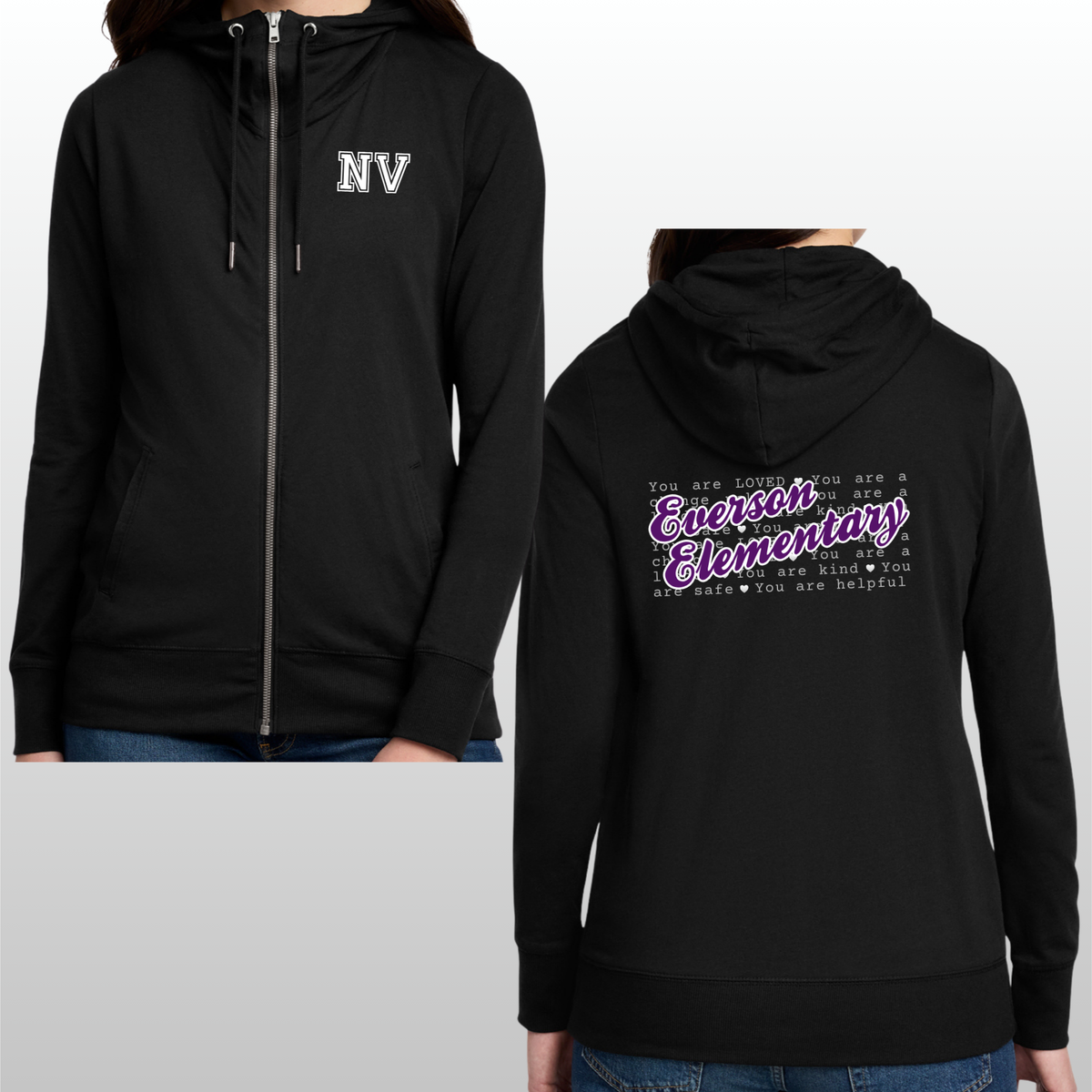 Everson Staff Only District Women's Zip Up