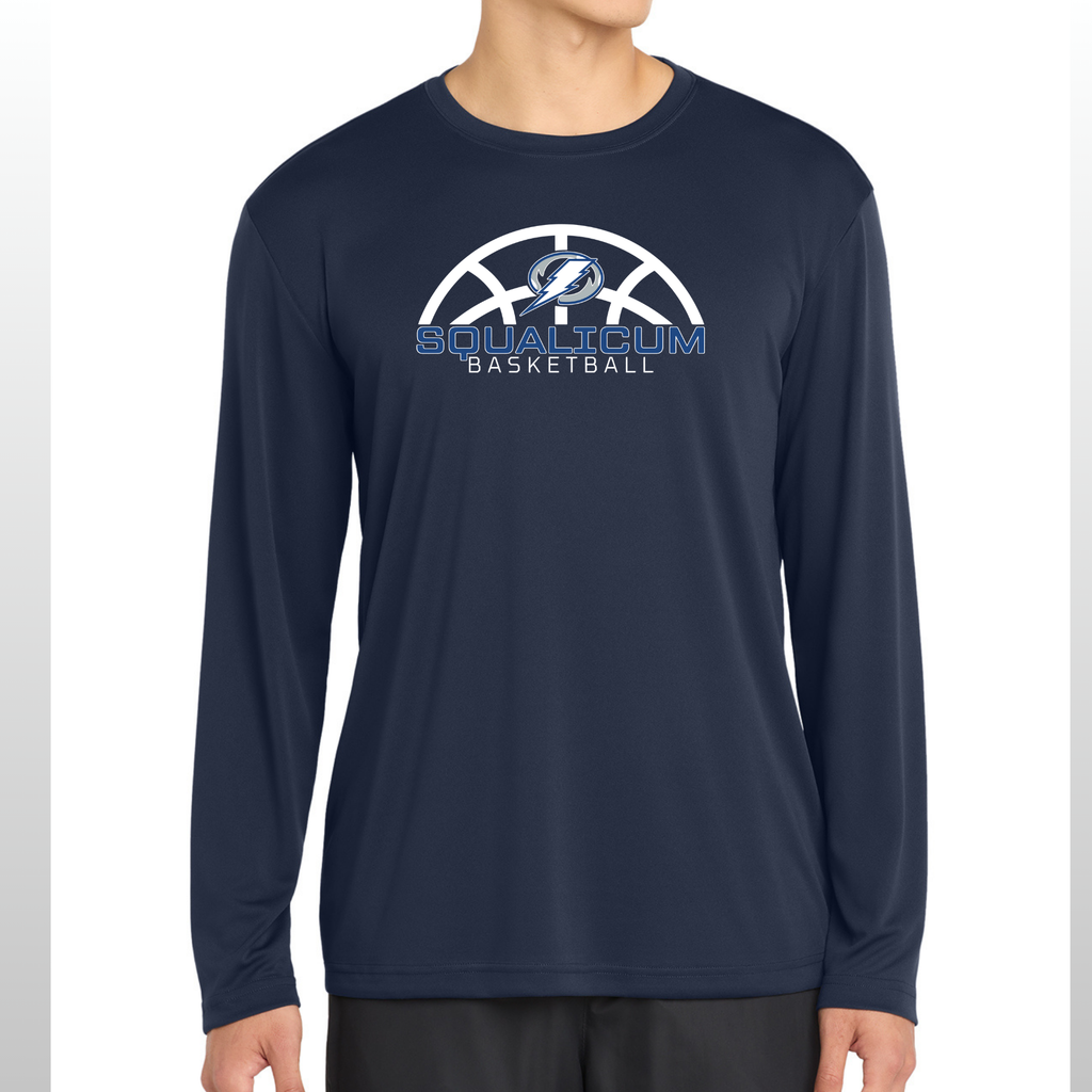SQHS Basketball Long Sleeve Posi Charge
