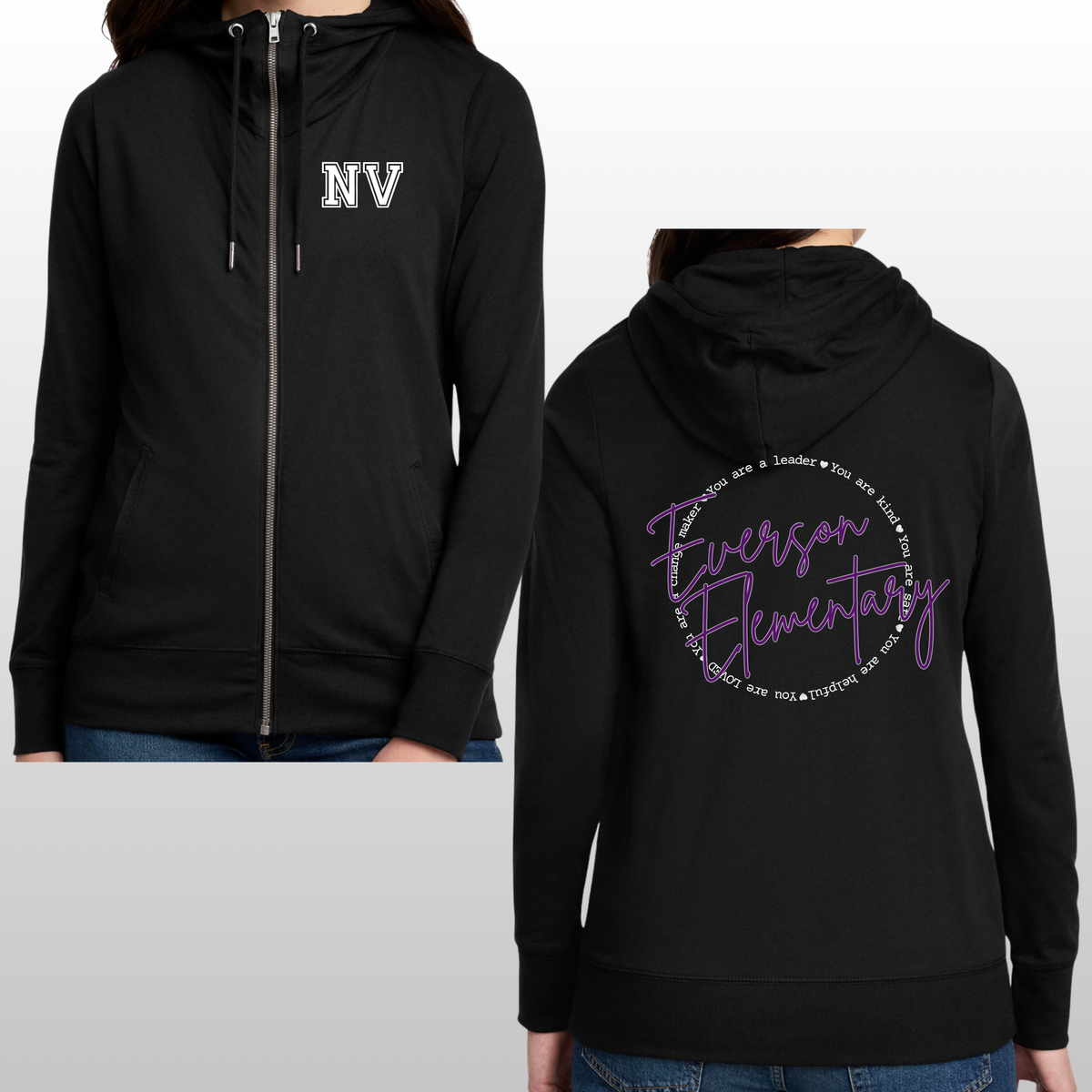 Everson Elementary Circle District Women's Zip Up
