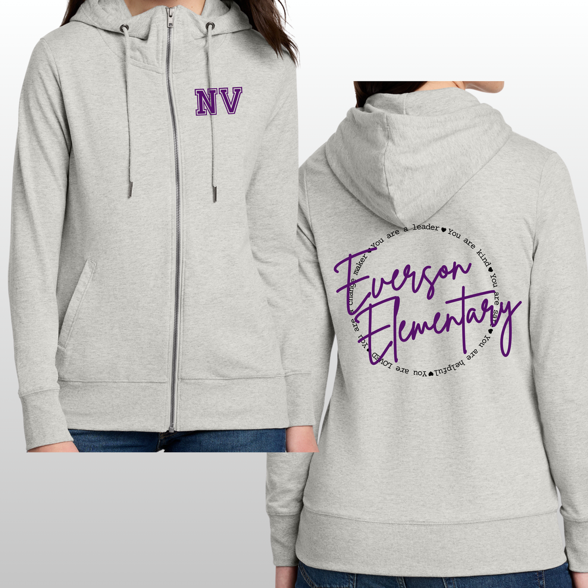 Everson Elementary Circle District Women's Zip Up