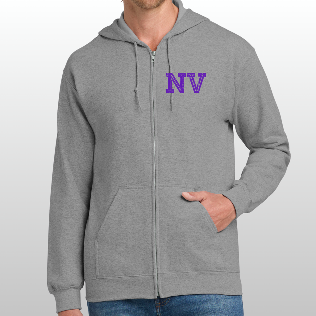 Nooksack Distressed Men's Zip Up
