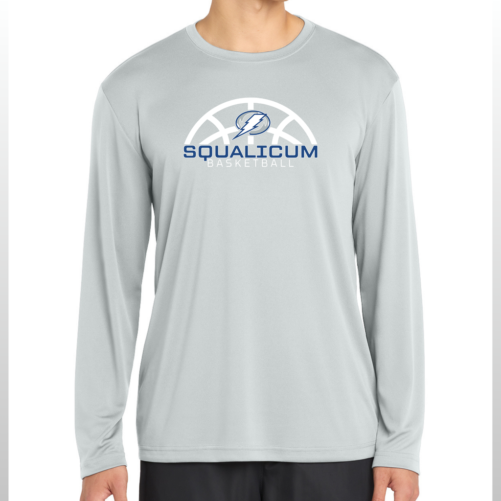 SQHS Basketball Long Sleeve Posi Charge
