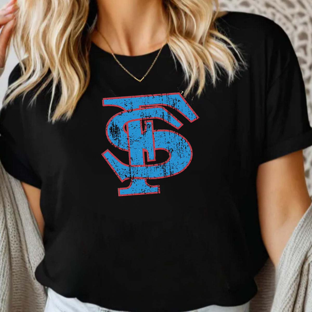 Freeman Scottie T-Shirt Distressed