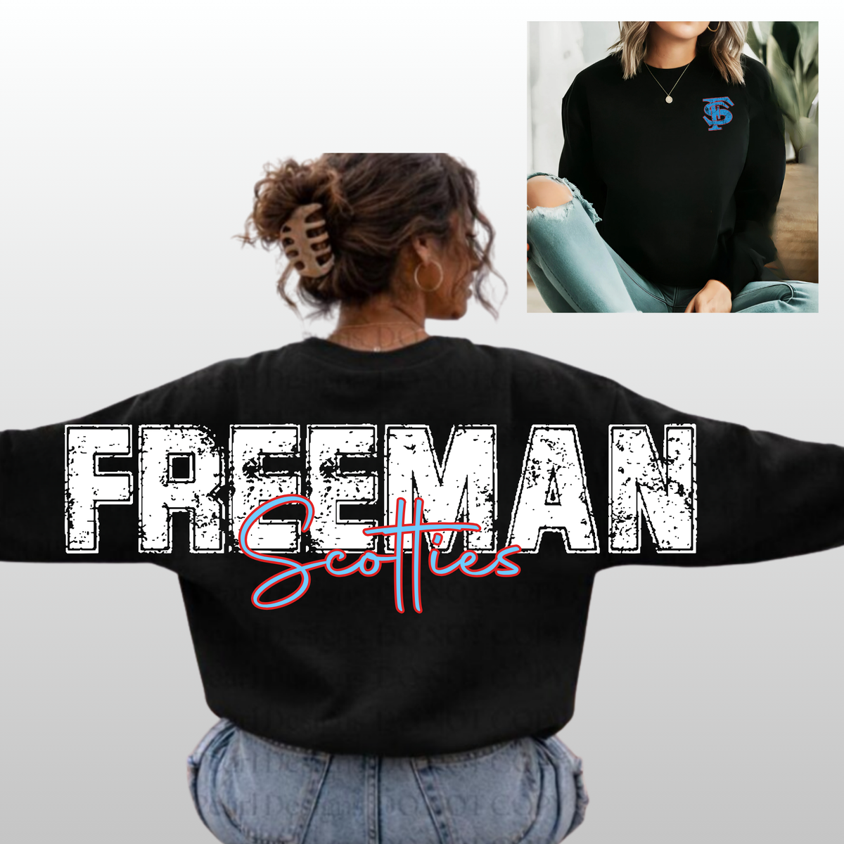 Freeman Scotties Crewneck Billboard #1